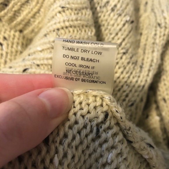 Market and Spruce tan knit button up elbow patch - Picture 5 of 5